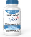 DrFormulas HairOmega DHT Blocker Biotin 5000 mcg Βιταμίνες για την ανάπτυξη των μαλλιών συμπλήρωμα 