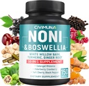 Noni, Boswellia, White Willow Bark ve Daha Fazlası - 5 Ay için 150 Capsules