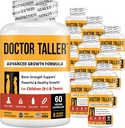 NuEn İyi Doktor Taller - Üst Büyüme Formülü - Yüksek Büyüme ve Immunity - Çelik, D3, Vitamin K2, Amino Asits & Herbs for Children (8+) - 12 Paket | 12 Ay Supply