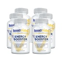 Araştırma Gerçekleştirilmiş Enerji ATM - Doğal Enerji Desteği - 360 Capsules - Caffeine Free - B Vitaminleri ve Adaptojenler - 6 Ay Supply
