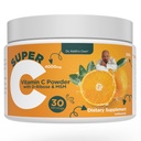 Dr. Keith'in Kendi Super C-High Dose Tozlu Vitamin C 4000 mg D-Ribose, Glycine, MSM-Highly Absorbable, Stomach-Friendly, Collagen Boost, Immune Support-Unflavored, 200 Grams (30 hizmet)