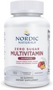 Nordic Naturals Zero Sugar Multi Gummies - Vegetarian Multivitamin Supplement - Passionfruit Mango - 60 Pectin Based Gummies - 12 Ουσιώδεις Βιταμίνες για Ενήλικες - Μη ΓΤΟ - 30 Σερβιέτες