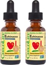 Çocuklar için ÇOCUK Echinacea - Çocuklar Echinacea Drops, Liquid Tincture, Bebekler için Alkol Ücretsiz Tamam, Toddler, Çocuklar - Natural Orange, 1 Fl Oz (Pack of 2)