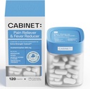 Dolab: 500 mg Acetaminophen for Headache Relief, Toothaches, Sore Throat, ve Ateş Çizimi, 120 Tablet (Starter Kit) içerir.