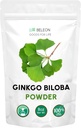 Ginkgo Biloba Toz 8 oz - Pure Natural Supplement, Beyin Desteği, Ruh Uyarısı, Filler Ücretsiz