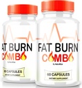 (2 Pack) Fat Burn Combo Capsules, FatBurn Combo Keto Formula, Tüm Doğal Kilo kaybı Achieve Health-Baking Body, Keto Fitness Pills, Resmi Yorumlar (120 Capsules)