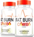(2 Pack) Fat Burn Combo Capsules, FatBurn Combo Keto Formula, Tüm Doğal Kilo kaybı Achieve Health-Baking Body, Keto Fitness Pills, Resmi Yorumlar (120 Capsules)