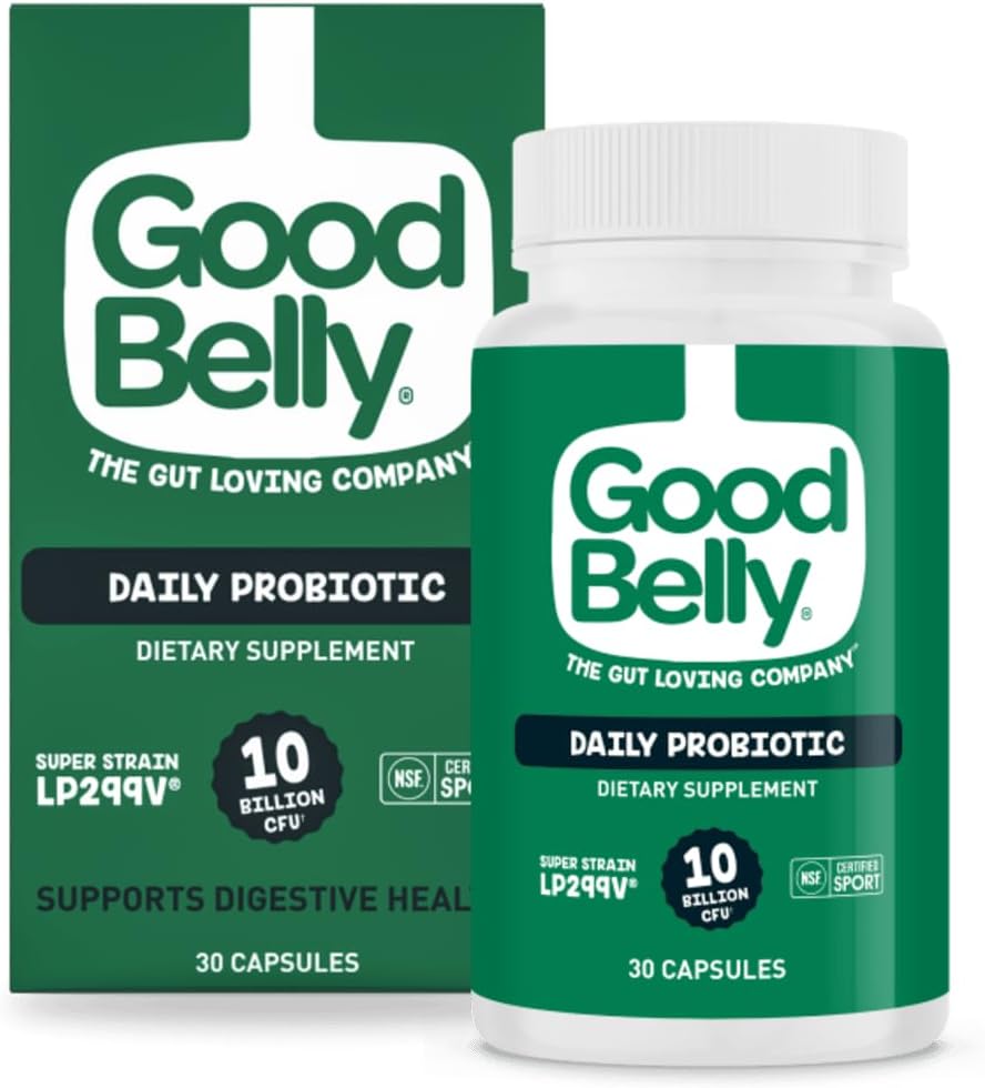 İyiBelly Probiyotik Capsules for Digestive Health | Vegan Probiyotik Supplement with 10 Milyar Live Cultures | Probiyotiks for Women & Men | 30 Capsules