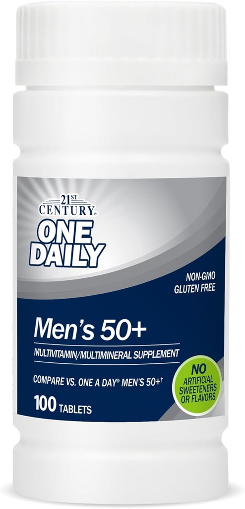 21st Century One Daily Men's 50+ Tablet, 100 Count