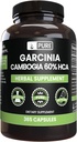 PURE ORIGINAL INGREDIENTS Garcinia Cambogia, No Magnezyum veya Rice Fillers, Always Pure, Lab TY (365 Kont)
