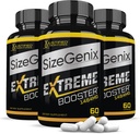 Justified Laboratories (3 Pack) Boyutgenix Erkeklerin Sağlığı Supplement 1484 mg180 Capsules