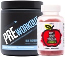 Sculpt Nation by Voloed Pre Workout Blue Raspberry and Apple Cider Vinegar Gummies Sche