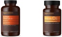 Στοιχεία Super Omega-3 με φυσικό άρωμα λεμόνι (120 Count) και βιταμίνη D3 (180 Softgels)