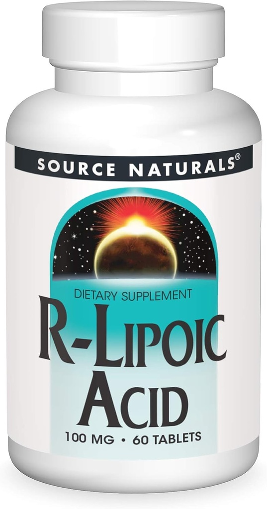 Source Naturals R-Lipoic Acid, 100 mg - 60 Tablet