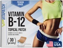Premium Grade B12 Patches 30 Day Supply B12 Patch - Energy & Vitamin Guarana için B12 Mekobalamin -% 100 ABD'de yapıldı