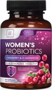 Women Digestive Health Support - 60 Milyar CFU Women's Probiyotik, 16 Strains, pH Dengesi için, Vaginal Support with Cranberry for Gut Health, Urinary & Immune Support - 60 Capsules