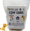 Dog Chits Cow Ears Dog and Puppy Treats - All Naturalj and Chemical Free Education Chews - Yüksek Protein ve Low Fat - ABD'de Yapılan Diş Sağlığı - 10 Kont
