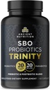Eski Beslenme SBO Probiyotik Trinity Daily Care, Probiyotiks for Digestive Health, 40 Milyar Prebiyotiks, Probiyotiks, Postbiyotiks ve Parabiyotiks Occasional Bloating, 60 Count