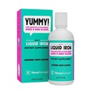 NovaFerrum Yummy 16 Fl Oz | 4 & Up | Demir / Tbsp | Gluten Free | Sugar-Free | Raspberry Grape