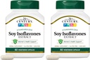 21. Yüzyıl Soy Isoflavones Veg Capsules, 60Count (Pack of 2)
