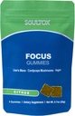Soultox Focus Lion's Mane Gummies - Citrus Flavor - Vegan Formulation with Organic Lions Mane and Cordyceps - Ενισχύστε τη μνήμη, την εστίαση και την ενέργεια - Citrus Flavor - Single Pack