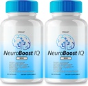 (2 Pack) NeuroBoost IQ Κάψουλες: Ενισχύστε τη μνήμη και την υγεία του εγκεφάλου σας με το συμπλήρωμα IQ Neuro Tech μας