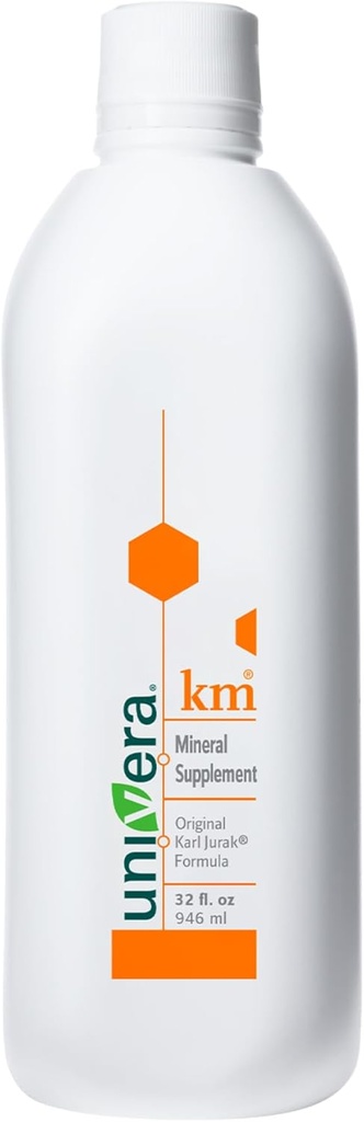 Univera km, Sıvı Potasyum Destekleri, 32 fl oz (1PK), Vücut pH Kan Dengesi, Orijinal Karl Jurak fomula, Earthy Taste (30-Day Supply)