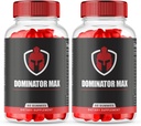 (2 Pack) Dominator Max Gummies Advanced Formula for Max Performance, All Natural Extra Strength Supplement, Dominator Max Gummies for Muscle growth and General Health Support (120 Gummies)