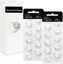 Διπλός εξαερισμός 6mm-Hearing Domes βοήθεια για Oticon Minifit, Oticon προμήθειες ακουστικών βοηθημάτων, ανταλλακτικά εξαρτήματα μερών Universal Oticon Domes για ακουστικά βοηθήματα καθαρισμού σετ (20 τεμάχια)