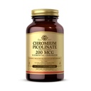 Solgar Chromium Picolinate 200 mcg, 180 Sebze Kapsülleri - Sağlıklı Kan Şeker Metabolism - Non-GMO, Vegan, Gluten Free, Süt Free, Kosher - 180 Hizmet