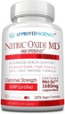 Εγκεκριμένη επιστήμη Nitric Oxide MD - Ανάπτυξη μυών, Lean Body Mass, Βελτίωση της προσφοράς οξυγόνου, Boost Energy - 90 κάψουλες - 1 φιάλη
