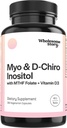 Myo-Inositol & D-Chiro Inositol Κάψουλες με MTHF, Folate, Βιταμίνη D 