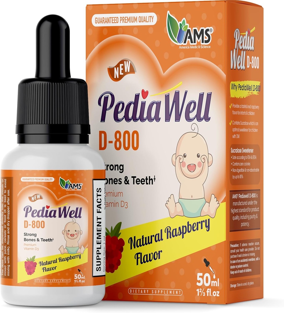 Amerika Medic & Science PediaE D-800 (50 mL) | Doğal Vitamin D