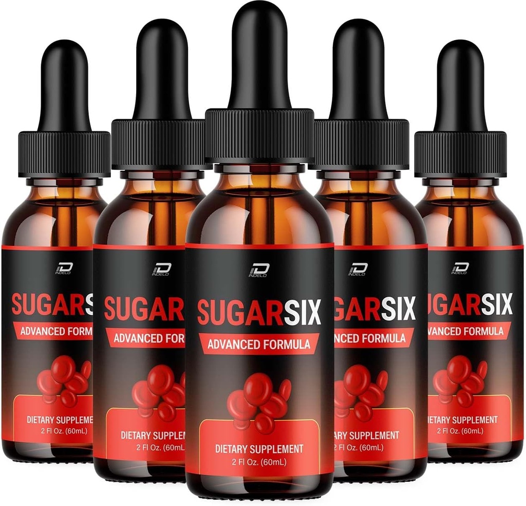 Sugar Six Drops Healthy Formula - Drops συμπλήρωμα διατροφής - Extra Strength SugarSix Liquid Drops, Sugar Six Drops Reviews (5 Pack – 5 Month Supply)