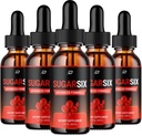 Şeker Six Drops Sağlıklı Formula - Diyetsel Supplement Drops - Ekstra Güçlü ŞekerSix Sıvı Merdivenler, Sugar Six Drops Yorumlar (5 Pack – 5 Ay Supply)