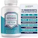 Centurion Defender Detox, Liver Cleanse Detox & Tamir Supplement with Phosphatidylcholine, Vitamin B6, Folate, L-Methionine and R-lipoic Acid, 180 Caps