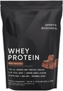 Spor Araştırması Whey proteini - Spor Beslenmesi Lean Muscle Building & Workout Recovery için Protein Tozu - 5 lb Bag Bulk Protein Tozu 25g hizmet başına - çikolata, 60 hizmet