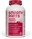 SmartyPants Multivitamin Gummy for Women 50 and Over: Omega 3 Fish Oil (EPA/DHA), Metrik, CoQ10, Vitamin D3, C, B12, B6, A, K & çinko, Biotin, Gluten Free, 120 Kont (30 Gün Supply)