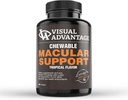Visual Advantage® Macular Support Chewables – AREDS 2 Βιταμίνες για Υγιή Μάτια – Great Testing Tropical Flavoured Chewable Tablets – 3 Μήνες Προσφορά (180)