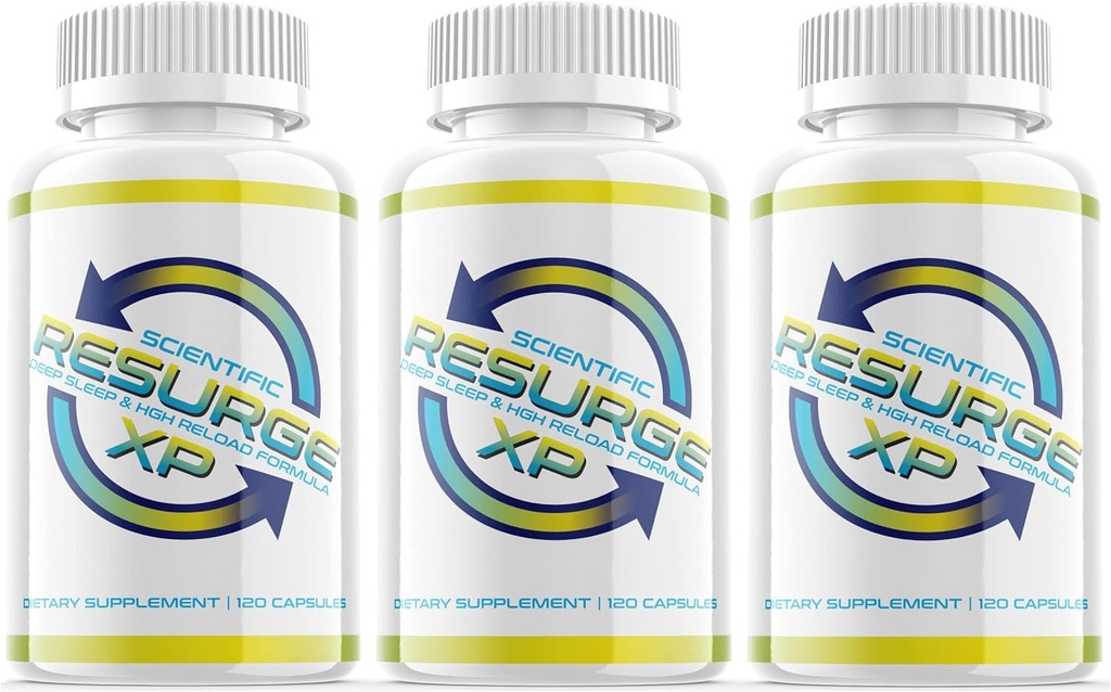 Bilimsel Resurge XP Deep Sleep Support Formula 120 Capsules (3 Pack) Uyku melatonin