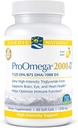 Nordic Naturals ProOmega 2000-D - Fish Oil, 1125 mg EPA, 875 mg DHA, 1000 IU Βιταμίνη D3, Καρδιαγγειακή, Νευρολογική, Οφθαλμική και Ανοσολογική Υγεία, Λεμόνι Γεύση, 60 Μαλακά Γέλη