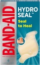 BAND-AID Brand Hydro Seal Yapıştırıcı Su Bantları, İlk Yardım Desteği için Büyük Hidrokolloid Gel Bandajlar, Cuts & Boates, FSA/HSA Eable, 6 ctt