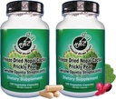 Nopal Cactus Capsules - Freeze kıl Prickly Pear Extract - Metabolik Sağlık Desteği için Fiber Supplement - Betalains & Nitrates - Non-GMO - 120 Veggie Caps (2 Şişeler)