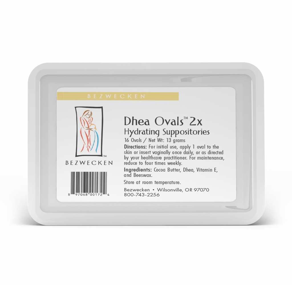 Bezwecken – DHEA YAS 2X – Oval Suppositories - Estrogen & Progesterone Ücretsiz - Aynı Güvenli Formula - Menopausal Kadınlarda Tamamen Formülasyon