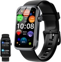 Smart Watch, 1.47" 24 Sport Modes ile Erkekler için HD Smartwatch, IP68 Su Fitnessu 7/24 Heart Rate/Sleep/SpO2 Monitor, Step Tracker, Pedometre, Android iOS için Grafik