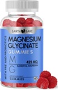 Magnezyum Glycinate Gummies - Yüksek Potency Magnezyum Supplement with maximum 423 mg of Elemental Magnezyum, Pre and Probiyotiks | Magnezyum Bisglycinate for Superior Health Support | 60 Count