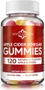 Τσίχλες μηλίτη με τη μητέρα - ACV Gummies για Detox, Καθαρισμός & Ανοσολογική Υποστήριξη - Κατασκευασμένο με Black Carrot & Ginger Dry Extract - Pectin Based, Non-GMO, Gluten-free (120 Gummies)