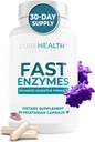 PUREHEALTHTH ABD'de Enzyme Supplement - Premium Lactase ve Lipase Enzymes for Digestion - No More Bloating Relief & Better Digestive Health, 90 Capsules for 1 Month