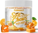 Demir Soft Chew Supplement ile C | Orange Flavored | Gluten Free | Kadın Erkek ve Çocuklar için Demir Supplement | 60 Kont | 2 Ay Supply
