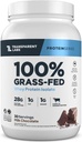 Gap Labs Grass-Fed Whey Protein Isolate - Doğal Flavored, Gluten Free Whey Protein Tozu hizmet başına 28g Protein ve 9 amino asit - 30 Hizmet, Çikolata Sütü